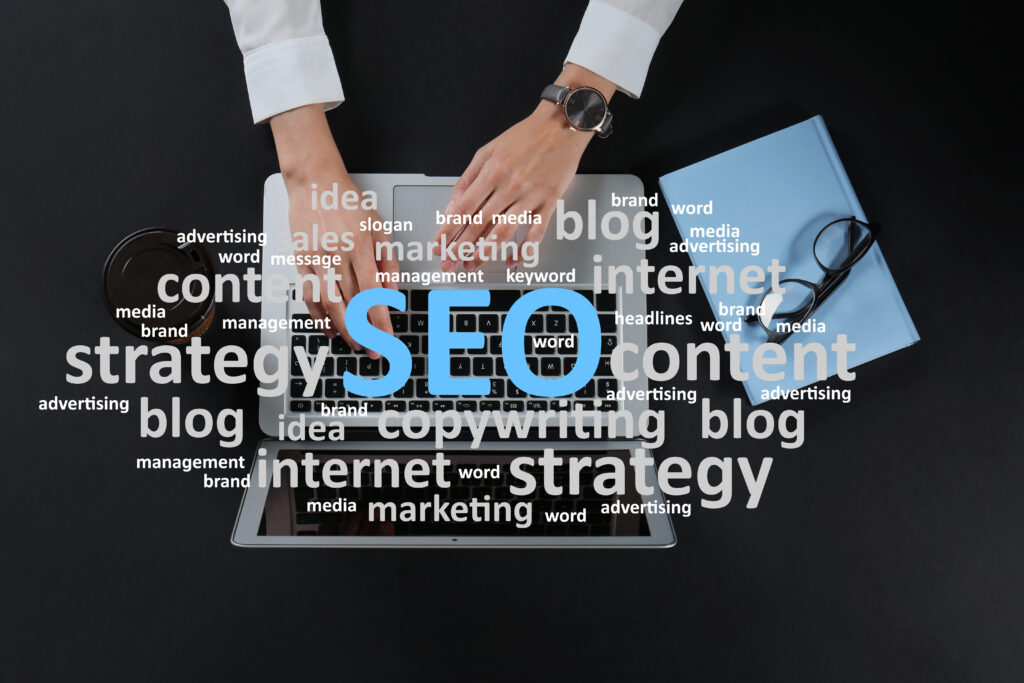Image portraying the different components of SEO and what SEO is
